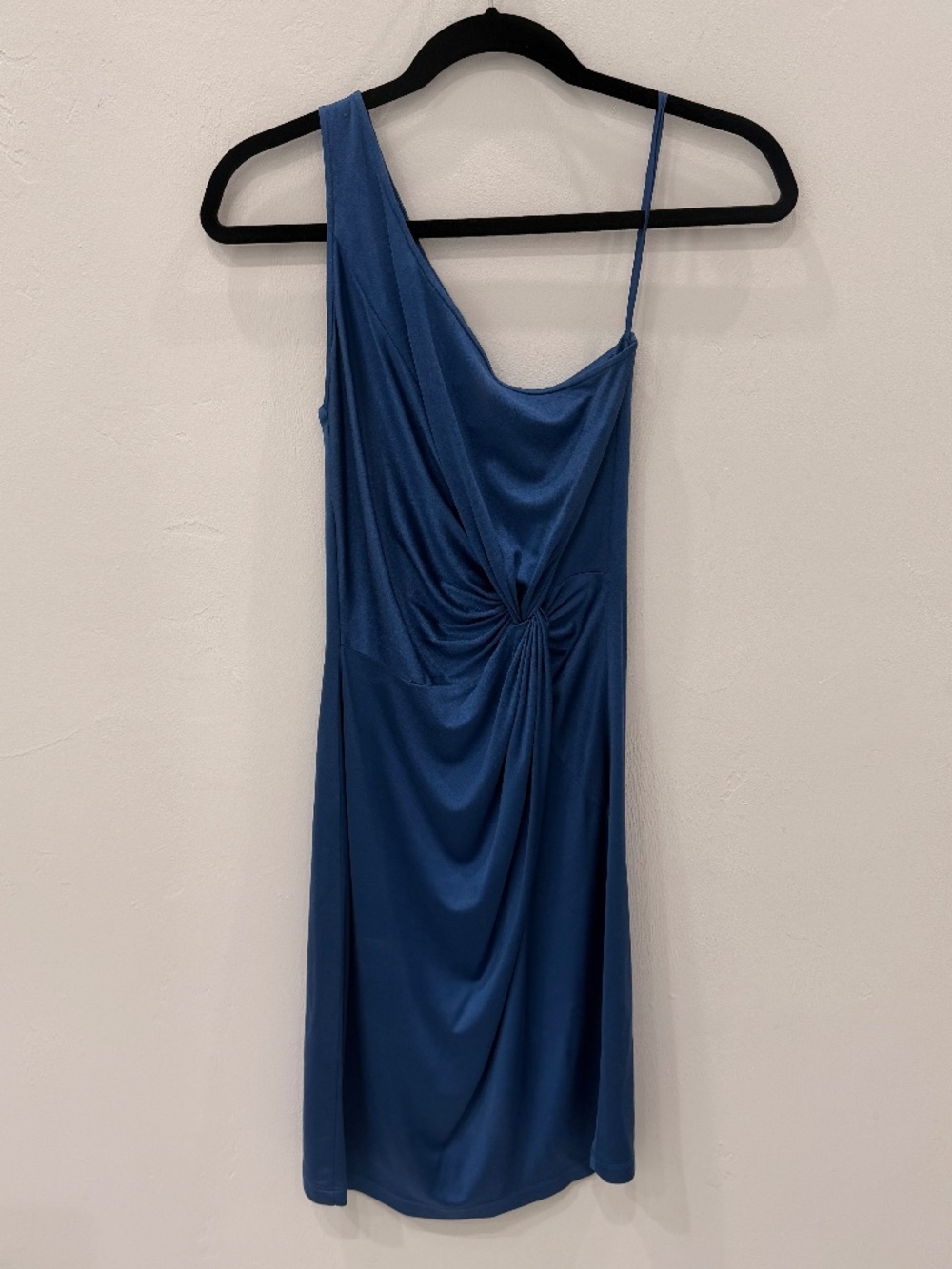 Vintage Laila Azhar Silk Asymmetrical Draped Waist Dress